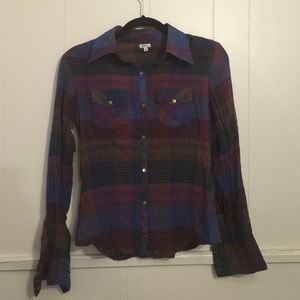 LL Bean Signature Long Sleeve Plaid Shirt