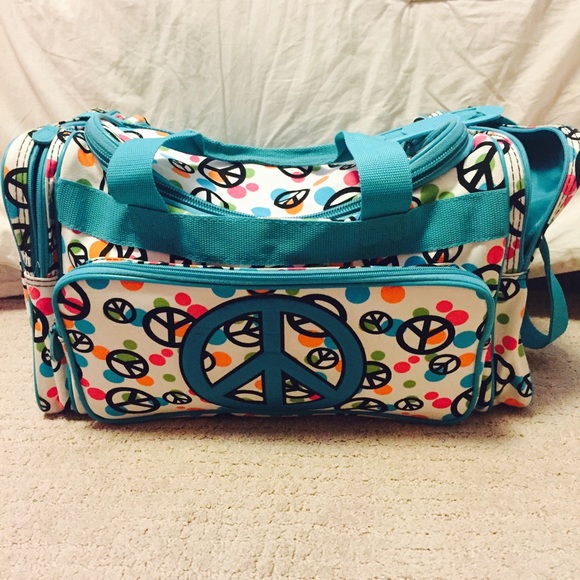 Peace Sign Duffel Bag