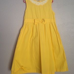 Cute yellow dress with matching sweater