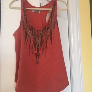 Rust colored embellished tank from Urban