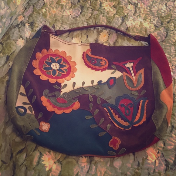 Leather Lucky Brand bag