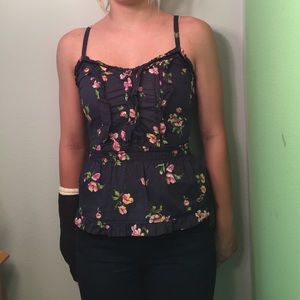 Hollister floral tank