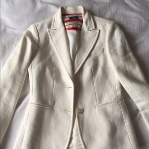 J. Crew White Blazer