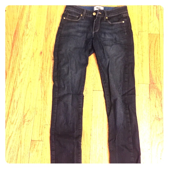 Paige dark wash skinny jeans