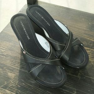 Tommy sandals EUC Blk