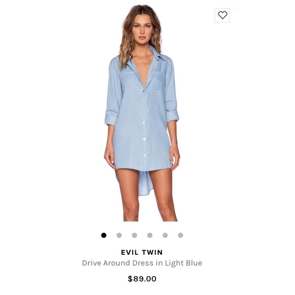 Revolve Dresses & Skirts - Evil Twin Drive around dress in light blue size XS