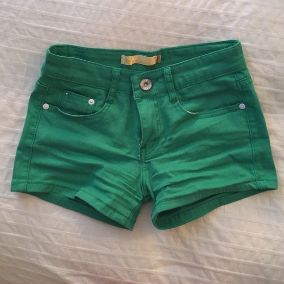 Green Shorts - Picture 1 of 3