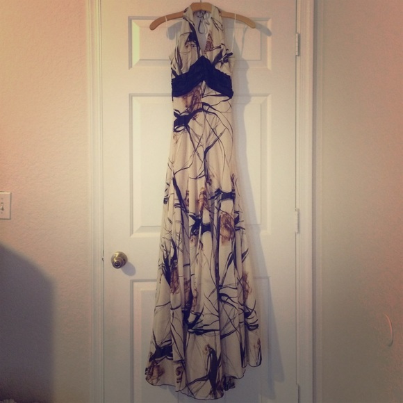 Beautiful floral halter dress