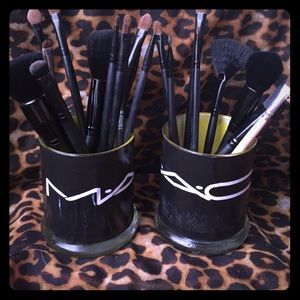MAC Glass Makeup Brush Holder