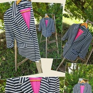 Striped jacket sz large