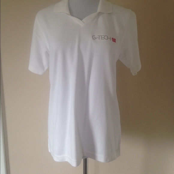 Company t-shirt white Oxford gold polo G-Tech