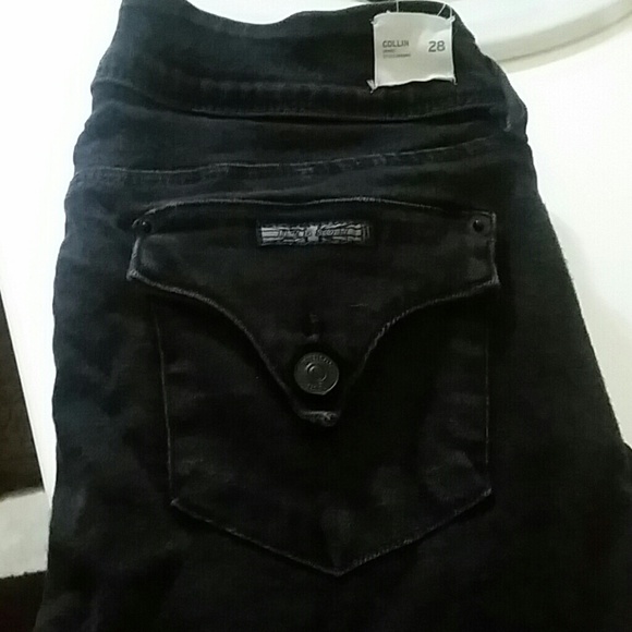 Hudson black skinny jeans