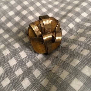 Handcrafted Amber ring