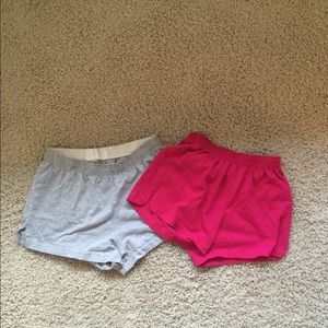 Soffe Grey & Pink Short Set