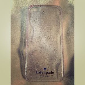 KATE SPADE see-through glitter iPhone 5 case.