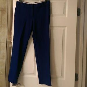 Ann Taylor Loft Pants - cobalt blue, straight fit