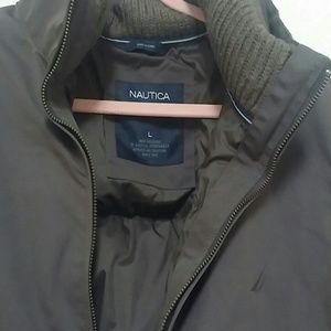 Nautica Down Coat In Hunter Green