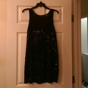 Black Sequined Dress - New w/ tags Medium