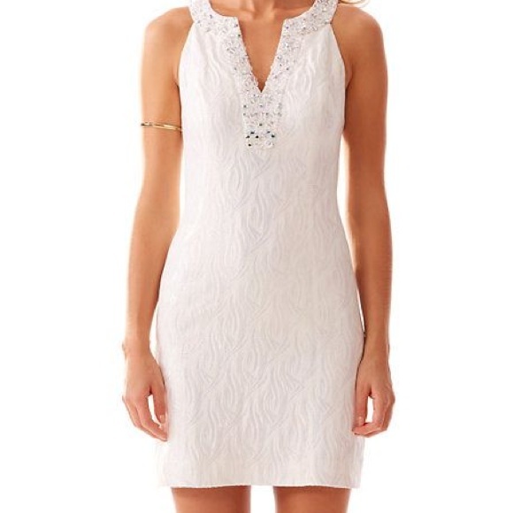 Lilly pulitzer iridescent jacquard dress-4