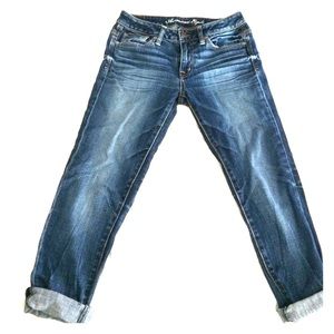 American Eagle Slouchy Capri Jeans Size 0