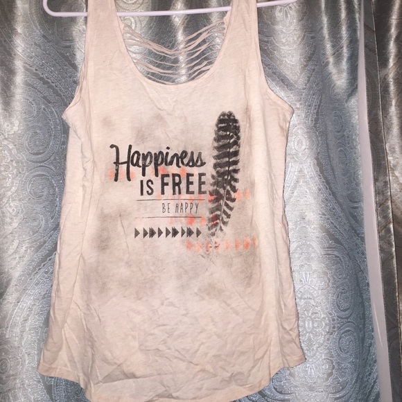 Maurices "Happy is free" tank