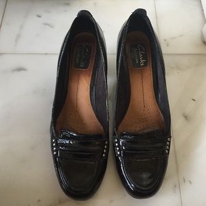 Clarks Artisan Black Patent Leather