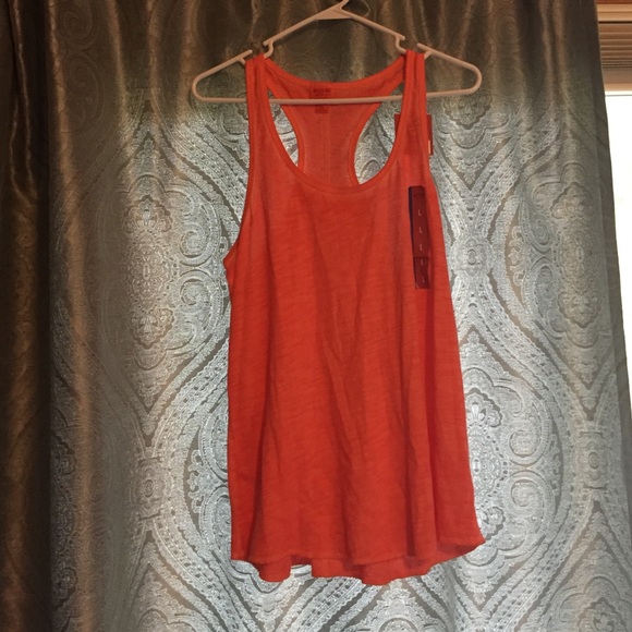 Mossimo razor back orange tank