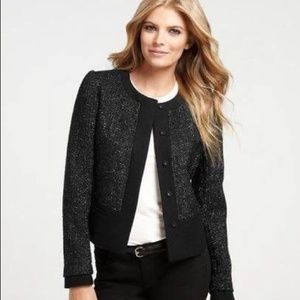 Black Shimmer Ann Taylor Jacket