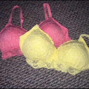 American Eagle Aerie Bandeau Bra Padded Large