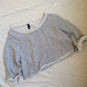 BDG crop sweatshirt with raw edges. Never worn.