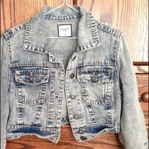 Highway Jean Crop Jacket NWOT