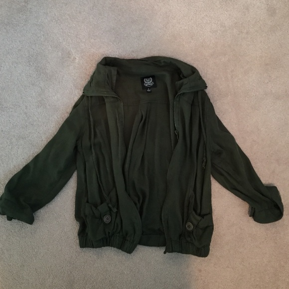 Flowy army jacket