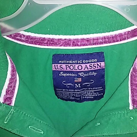 Green U.S. Polo Assn Shirt - Picture 2 of 2