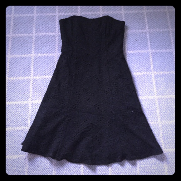 Lilly Pulitzer Dresses & Skirts - Lilly Pulitzer Strapless Black Dress
