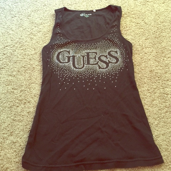 Black tank top
