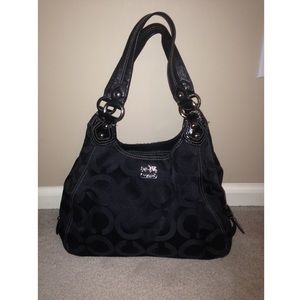 black coach purse
