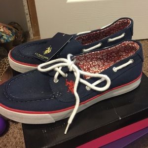 U.S Polo assn.  boat shoes