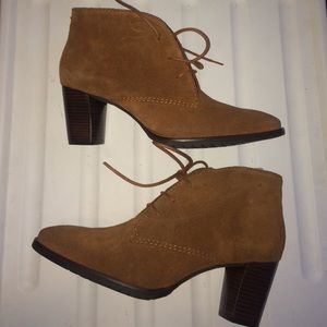 Suede booties