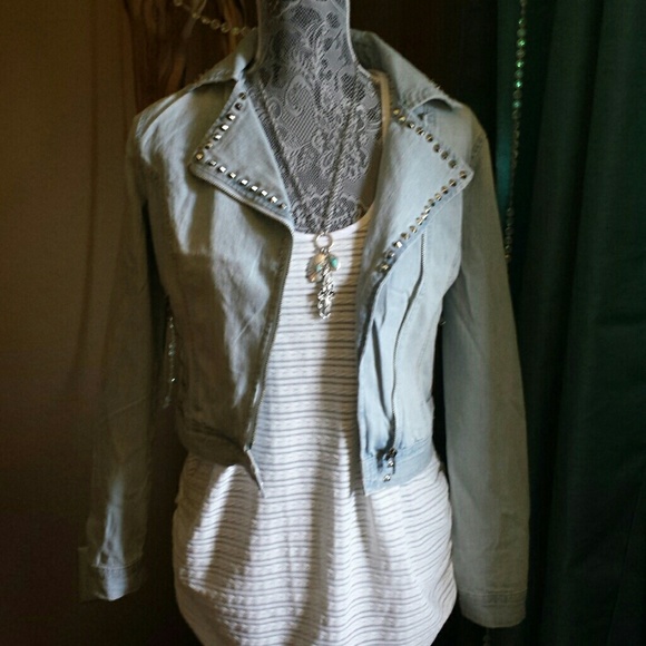 Light blue denim jacket