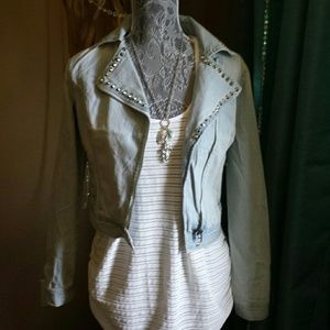 Light blue denim jacket