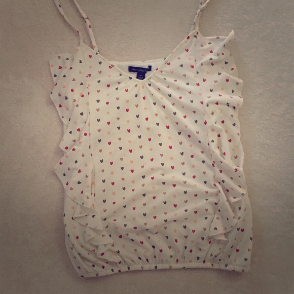 I am selling a heart tank top.
