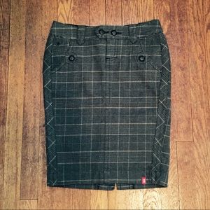 EDC by Esprit Plaid Pencil Skirt