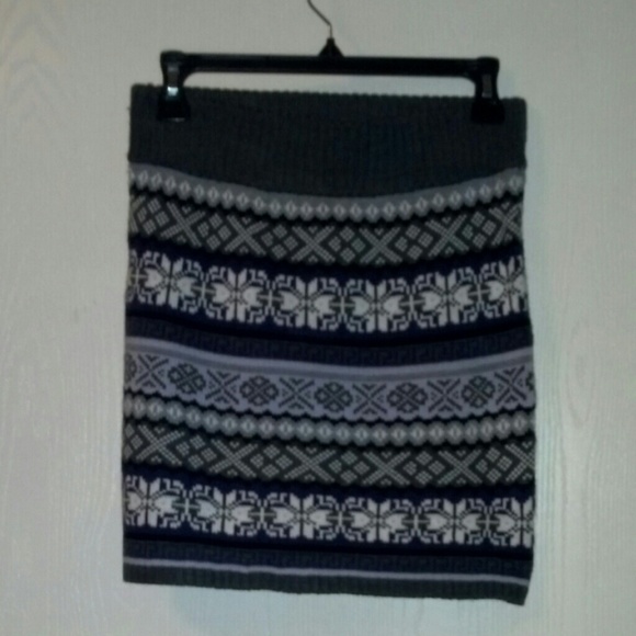 Purple sweather skirt