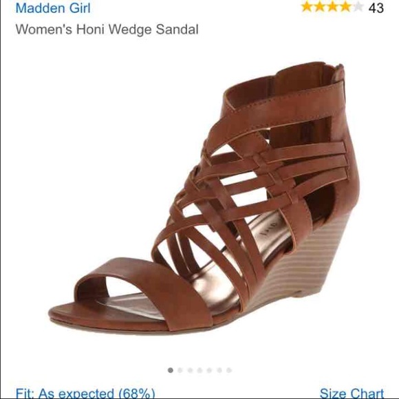 Strappy wedge sandals