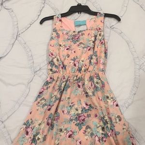Charlotte Russe floral high-low dress