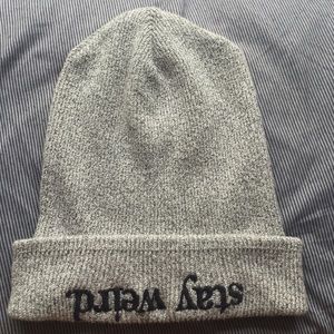 Brandy Melville "Stay Weird" Beanie (ON HOLD)