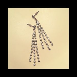 3-Strand Sterling Silver Cascading Earrings