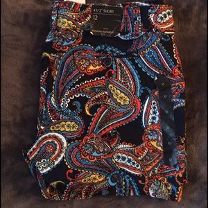 Banana Republic paisley shorts