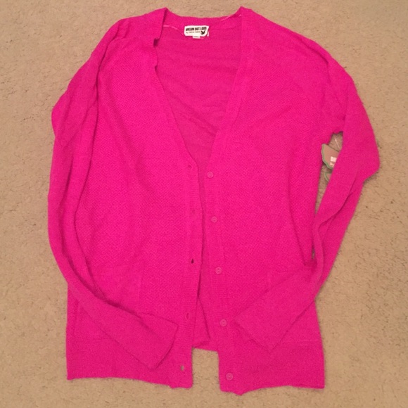 Neon pink sweater