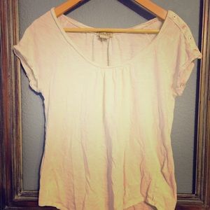 Lucky Brand medium cotton white top